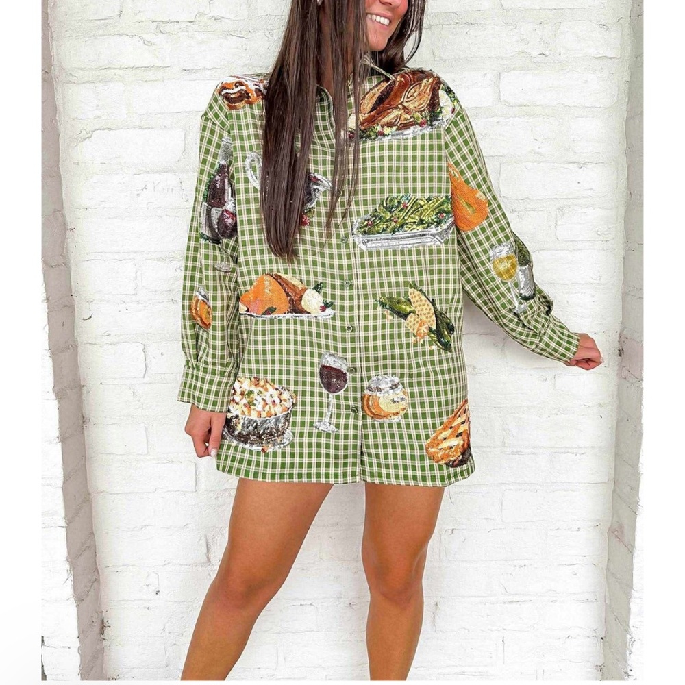 Queen of Sparkles Thanksgiving dress